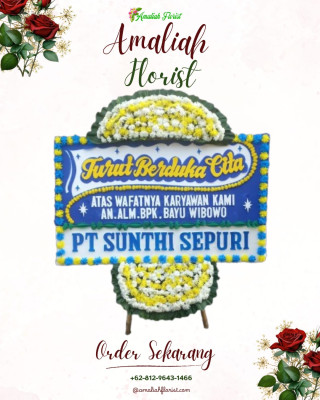 Papan Bunga Duka di Apela Dua